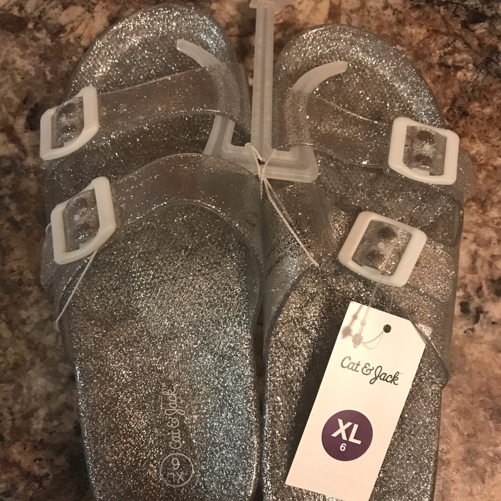 Glitter sandals